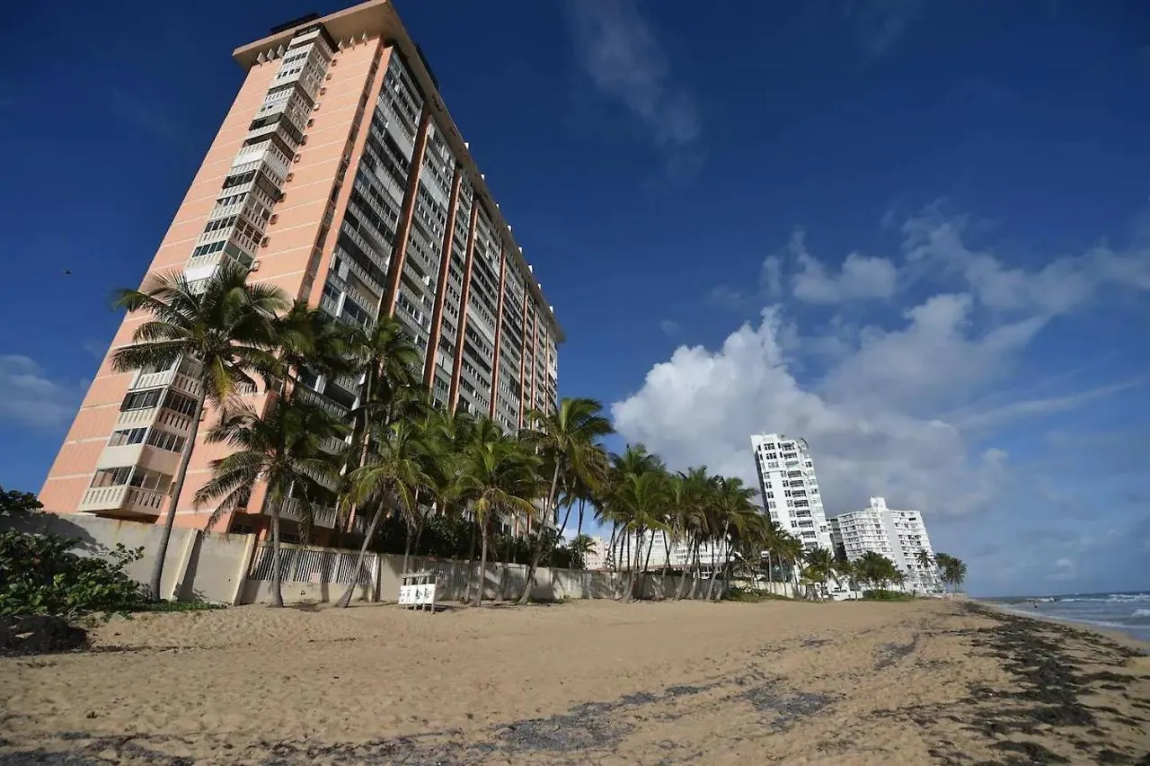 Kasa Las Palmas Studio Apt For 2 Ocean View Beachfront Condo Pool San Juan Puerto Rico